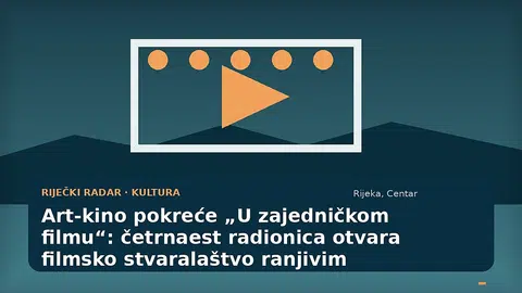 Ilustracija inkluzivne filmske radionice u riječkom Art-kinu