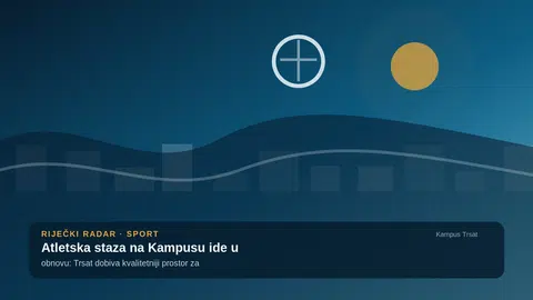 Na Trsatu krenula temeljita obnova atletske staze: Kampus dobiva novu tartan podlogu
