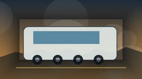 Gradski autobus na zapadu Rijeke s pogledom prema Kantridi i Kvarneru