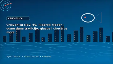 Crikvenica slavi 60. Ribarski tjedan: osam dana tradicije, glazbe i okusa uz more
