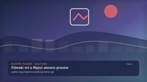 Filmski vrt u Rijeci otvorio prostor publici kojoj klasična projekcija često nije dostupna
