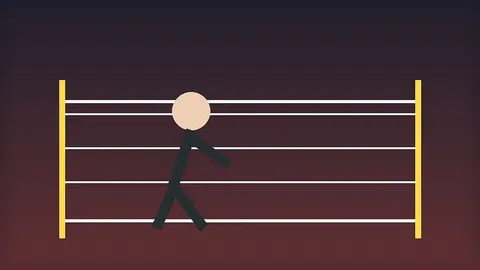 Ilustracija borilačkog ringa i velike sportske priredbe u Rijeci