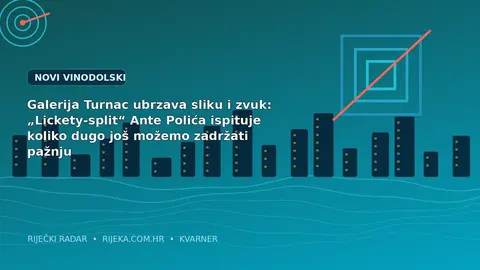Galerija Turnac ubrzava sliku i zvuk: „Lickety-split“ Ante Polića ispituje koliko dugo još možemo zadržati pažnju
