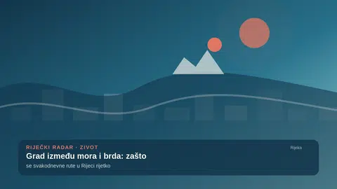 Grad između mora i brda: zašto se svakodnevne rute u Rijeci rijetko mjere samo kilometrima