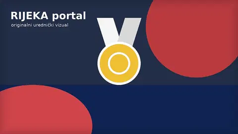 Urednička ilustracija dviju europskih medalja Judo kluba Rijeka u Rigi