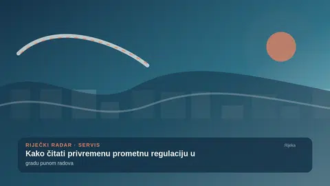 Kako čitati privremenu prometnu regulaciju u gradu punom radova