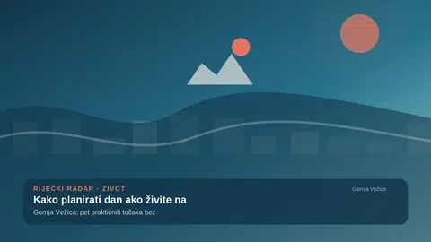 Kako planirati dan ako živite na Gornjoj Vežici: pet praktičnih točaka bez uljepšavanja