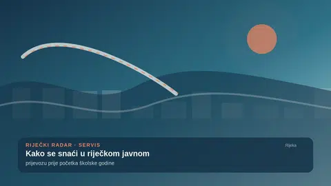 Kako se snaći u riječkom javnom prijevozu prije početka školske godine