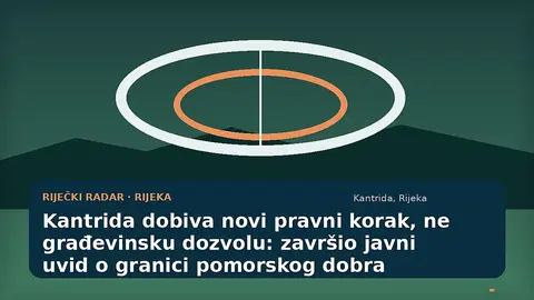Ilustracija stadiona Kantrida i obalnog pojasa uz Kvarner