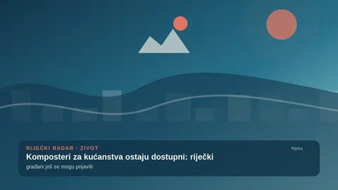 Komposteri za kućanstva ostaju dostupni: riječki građani još se mogu prijaviti