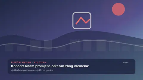 Koncert Ritam promjena otkazan zbog vremena: riječko ljeto ponovno podsjetilo na granice open-air programa