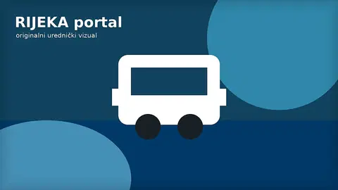 Urednička ilustracija javnog prijevoza učenika i studenata iz Kostrene