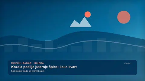 Urednička ilustracija Kozale u Rijeci, gdje je održano obilježavanje Dana sjećanja na nestale osobe
