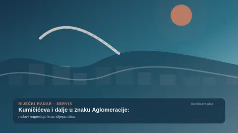 Kumičićeva i dalje u znaku Aglomeracije: radovi napreduju kroz slijepu ulicu
