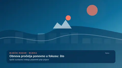 Obnova pročelja ponovno u fokusu: što riječki suvlasnici trebaju pripremiti prije prijave