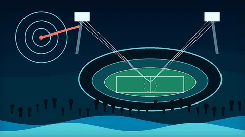 Večernja nogometna atmosfera na Krimeji uz reflektore i riječki obalni horizont