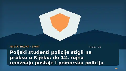 Ilustracija međunarodne policijske stručne prakse u Rijeci