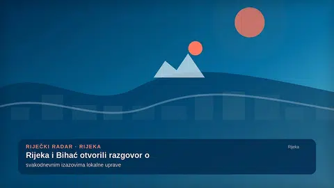 Rijeka i Bihać otvorili razgovor o svakodnevnim izazovima lokalne uprave
