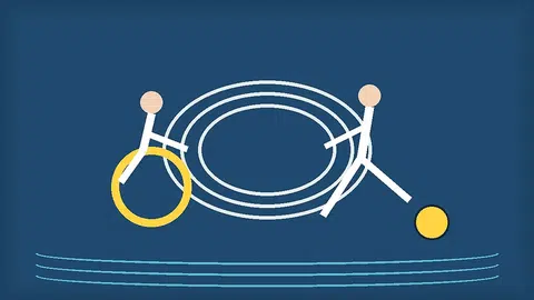 Ilustracija uključivog sportskog festivala s različitim sportskim disciplinama u Rijeci