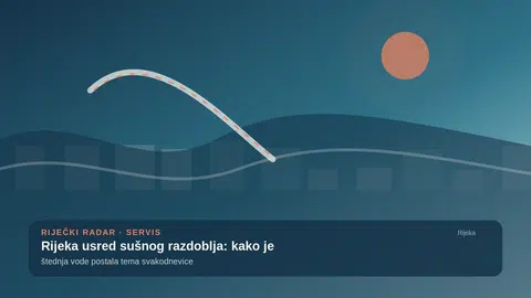 Rijeka usred sušnog razdoblja: kako je štednja vode postala tema svakodnevice