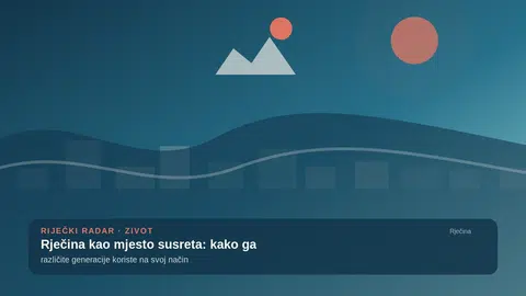 Rječina kao mjesto susreta: kako ga različite generacije koriste na svoj način
