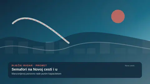 Završeni zahvati na dva riječka raskrižja: signalizacija ponovno radi bez privremenog režima