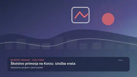 Školstvo primorja na Korzu: izložba vraća obrazovnu povijest u javni prostor