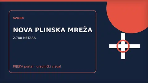Urednička ilustracija nove plinske trase Energa prema naselju Svilno