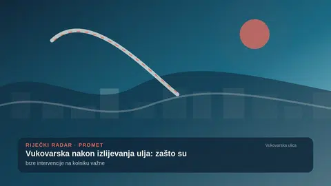 Vukovarska nakon izlijevanja ulja: zašto su brze intervencije na kolniku važne