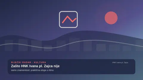 Zašto HNK Ivana pl. Zajca nije samo znamenitost: praktična uloga u ritmu Rijeke