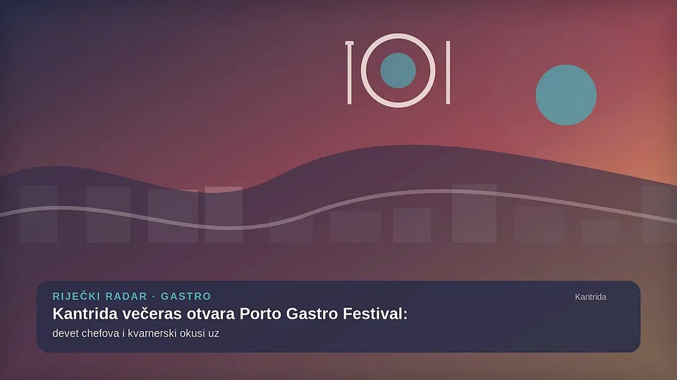 Porto Gastro Festival Kantrida – originalna ilustracija